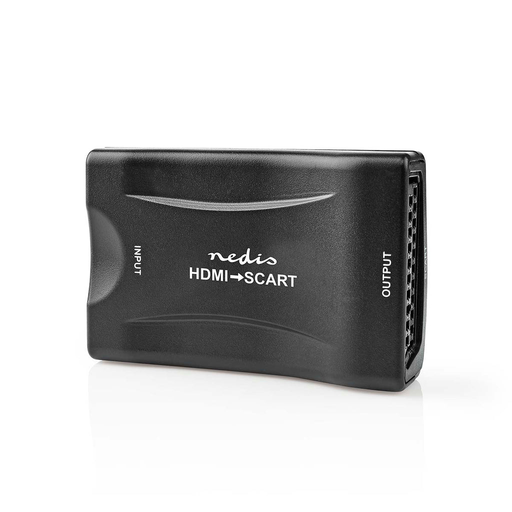 HDMI ™ Converter | HDMI™ Bemenet | SCART Aljzat | 1 irányú | 1080p | 1.2 Gbps | ABS | Fekete
