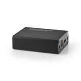 HDMI ™ Extractor | HDMI™ Bemenet | HDMI™ Kimenet / Toslink Aljzat / 1x 3.5 mm | Maximális felbontás: 4K@60Hz | 18 Gbps | Fém | Antracit | Ajándék Dobozban