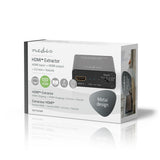 HDMI ™ Extractor | HDMI™ Bemenet | HDMI™ Kimenet / Toslink Aljzat / 1x 3.5 mm | Maximális felbontás: 4K@60Hz | 18 Gbps | Fém | Antracit | Ajándék Dobozban