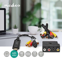 video Grabber | USB 2.0 | 480p | A / V kábel / Scart