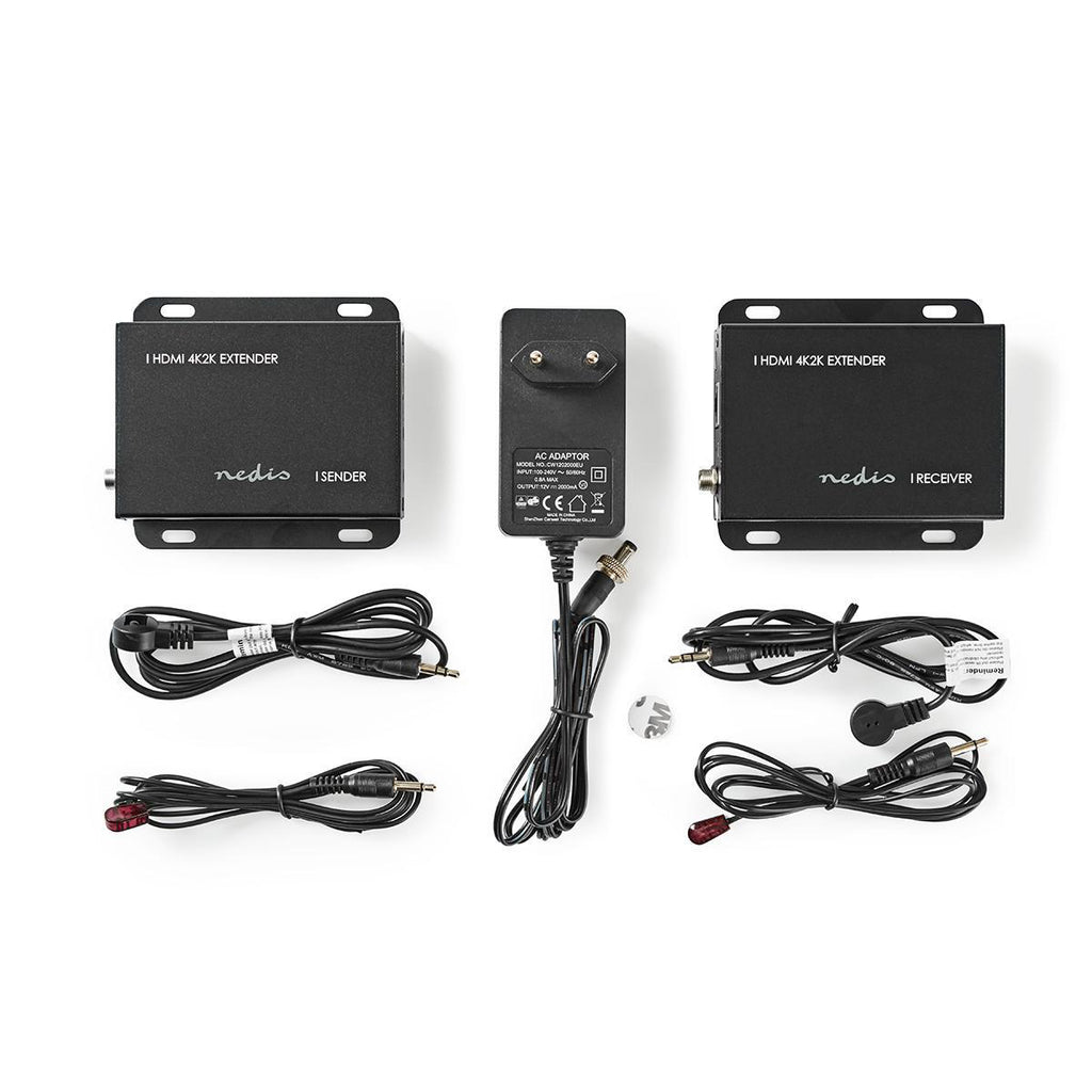 HDMI™ CAT5/6 hosszabbító| 30 Hz-es 4K | Akár 50,0 m | HDMI™ bemenet + RJ45-aljzat | HDMI™ kimenet + RJ45-aljzat