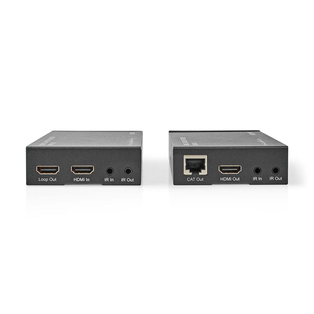 HDMI ™ Hosszabbító | Cat6-on keresztül | 60.0 m-ig | 4K@60Hz | 18 Gbps | Fém | Antracit