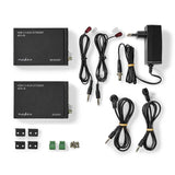 HDMI ™ Hosszabbító | Cat6-on keresztül | 60.0 m-ig | 4K@60Hz | 18 Gbps | Fém | Antracit