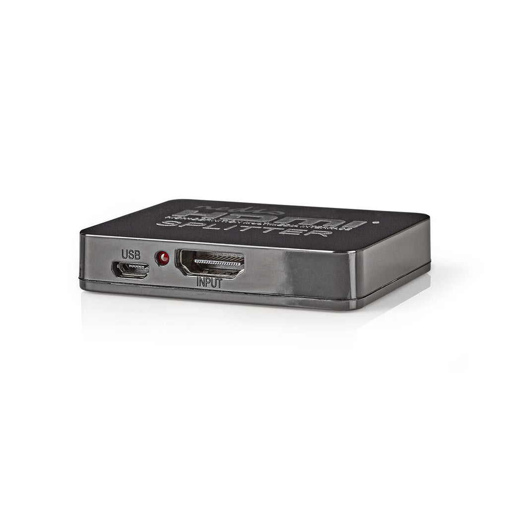 2 Port | HDMI Elosztó | Fekete