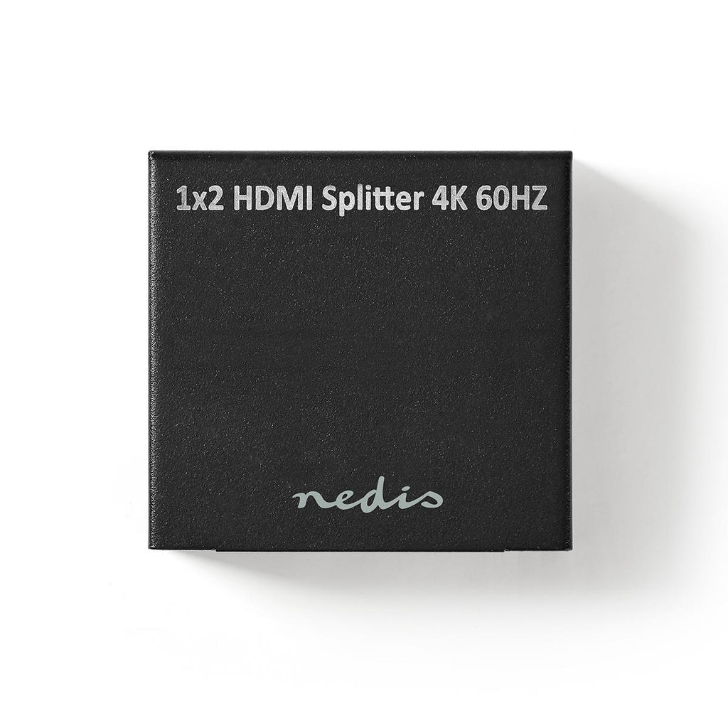 HDMI ™ Splitter | 2-Port port(s) | HDMI™ Bemenet | 2x HDMI™ Kimenet | 4K@60Hz | 18 Gbps | Fém | Antracit