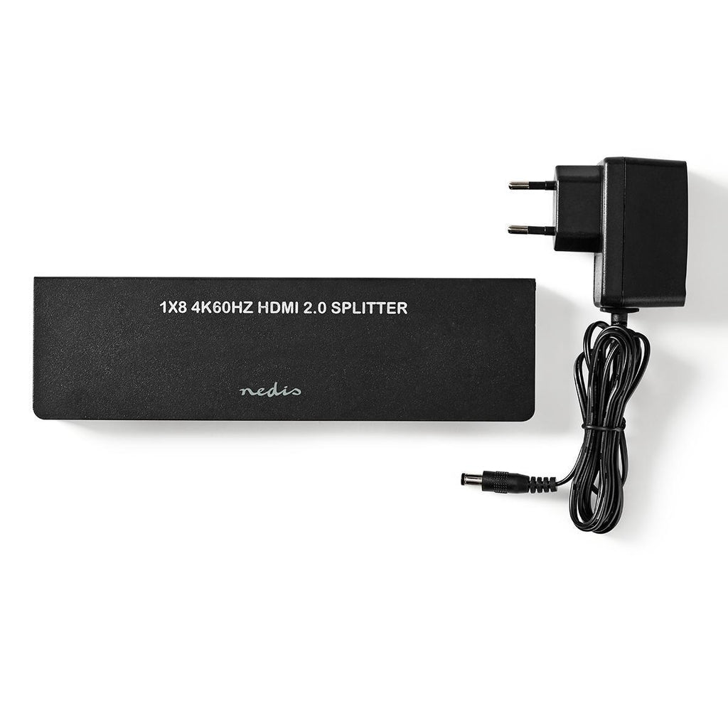 HDMI ™ Splitter | 8-Port port(s) | HDMI™ Bemenet | 8x HDMI™ Kimenet | 4K@60Hz | 18 Gbps | Fém | Antracit-9