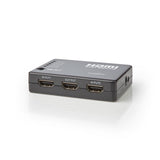 HDMI Kapcsoló | 5 Port | 5 db HDMI-bemenet | 1 db HDMI-kimenet | 1080p | ABS | Antracit | Doboz