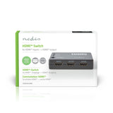 HDMI Kapcsoló | 5 Port | 5 db HDMI-bemenet | 1 db HDMI-kimenet | 1080p | ABS | Antracit | Doboz