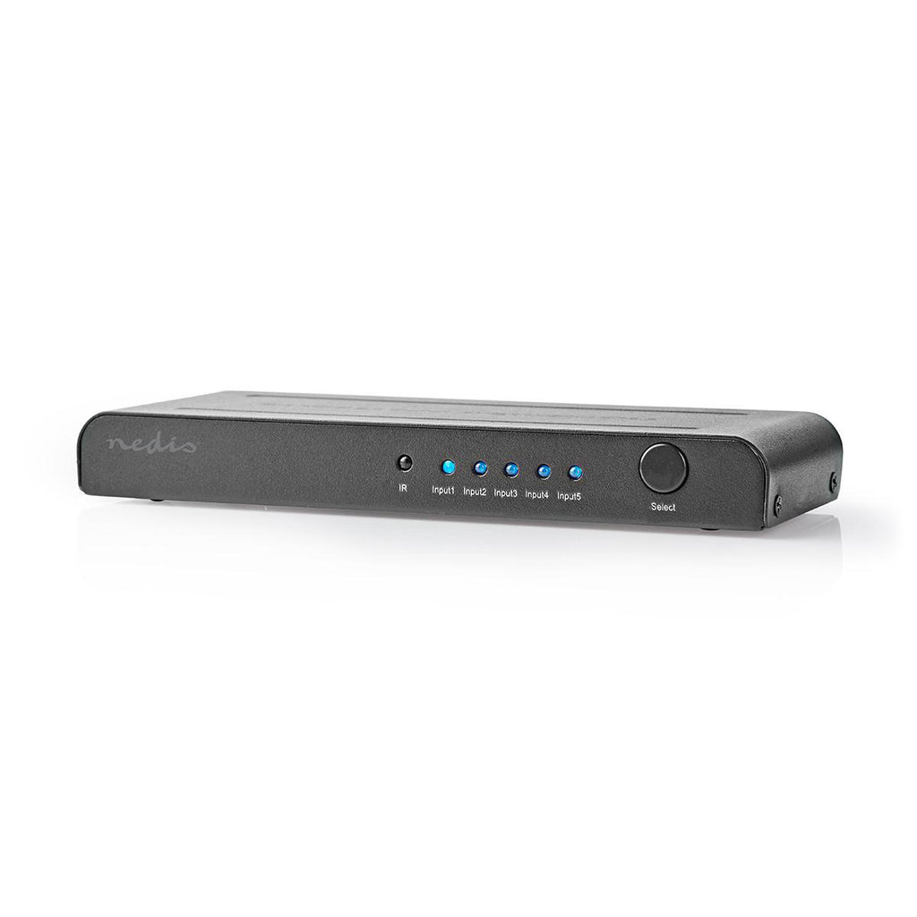 HDMI™ kapcsoló | 5 port - 5 db HDMI™ bemenet | 1 db HDMI™ kimenet | 60 kép/mp-es 4K2K/HDCP2.2