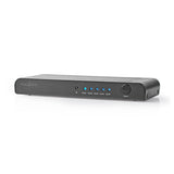 HDMI™ kapcsoló | 5 port - 5 db HDMI™ bemenet | 1 db HDMI™ kimenet | 60 kép/mp-es 4K2K/HDCP2.2