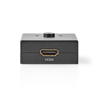 HDMI ™ Switch | 3-Port port(s) | 1x HDMI™ Bemenet / 2x HDMI™ Bemenet | 1x HDMI™ Kimenet / 2x HDMI™ Kimenet | 4K@60Hz | 6 Gbps | Fém | Antracit