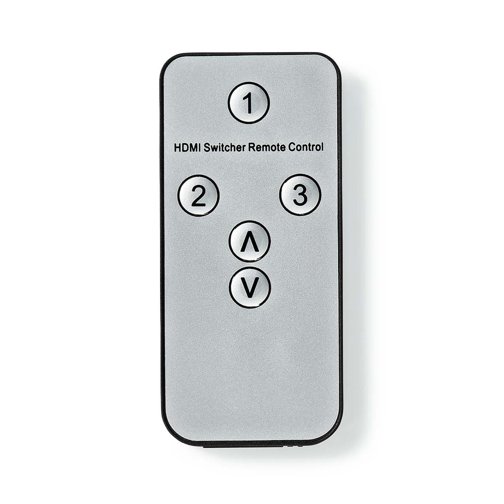 HDMI ™ Switch | 3-Port port(s) | 3x HDMI™ Bemenet | HDMI™ Kimenet | 8K@60Hz | 45 Gbps | Távvezérelt | Alumínium | Antracit