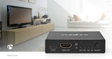 HDMI ™ Switch | 3-Port port(s) | 3x HDMI™ Bemenet | HDMI™ Kimenet | 8K@60Hz | 45 Gbps | Távvezérelt | Alumínium | Antracit