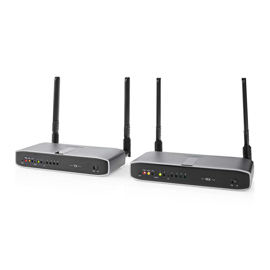 Wireless HDMI ™ jeladó | Wi-Fi | 5.15 - 5.85 MHz | 100.0 m (látótávolságon belül) | Maximális felbontás: Full HD 1080p | 6.75 Gbps | IR visszatérő funkció | ABS | Antracit