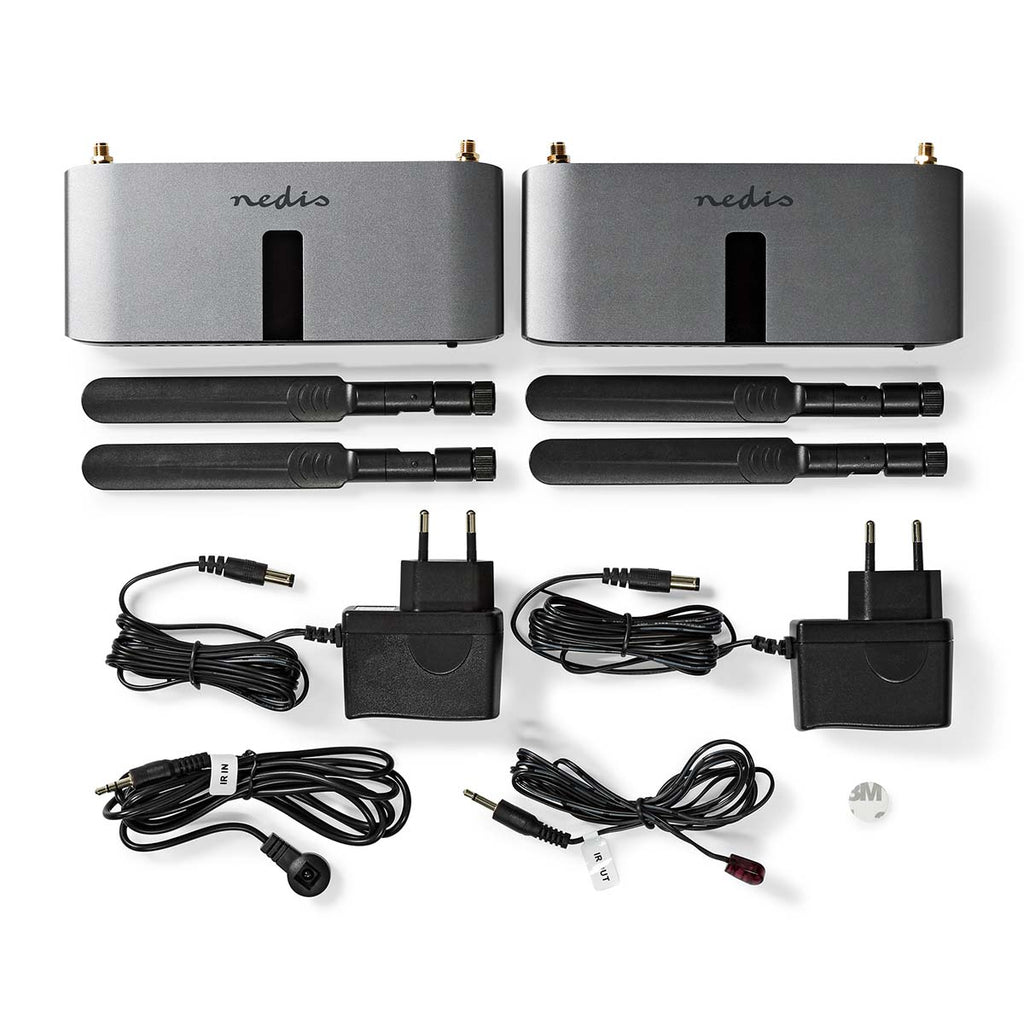 Wireless HDMI ™ jeladó | Wi-Fi | 5.15 - 5.85 MHz | 100.0 m (látótávolságon belül) | Maximális felbontás: Full HD 1080p | 6.75 Gbps | IR visszatérő funkció | ABS | Antracit