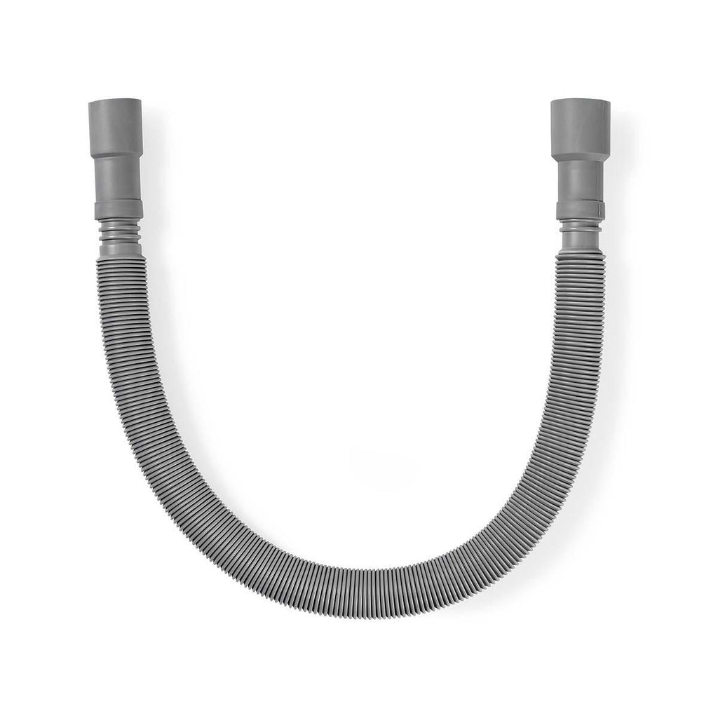 Bővíthető kivezető tömlő | 24/19 mm | 29/22 mm | 0.5 bar | 50 °C | 2.00 m | Mosógép / Tál | PVC | Szürke