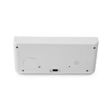 Alarm clock wireless charger | Qi szabványú | 5 / 7.5 / 10 / 15 W | USB-A Dugasz | 2 Riasztási Idők | Szundi funkció