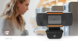 Webkamera | Full HD@30fps | Rögzített Fókusz | Beépített Mikrofon | Fekete