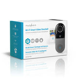 SmartLife Videó kaputelefon | Transzformátor | Android™ & iOS | 1280x720 | Micro SD | Felhőbe tölthető | IP53 | Mozgásérzékelővel | Éjjellátó: 15 m | Wi-Fi / 433 MHz | Szürke/Fekete