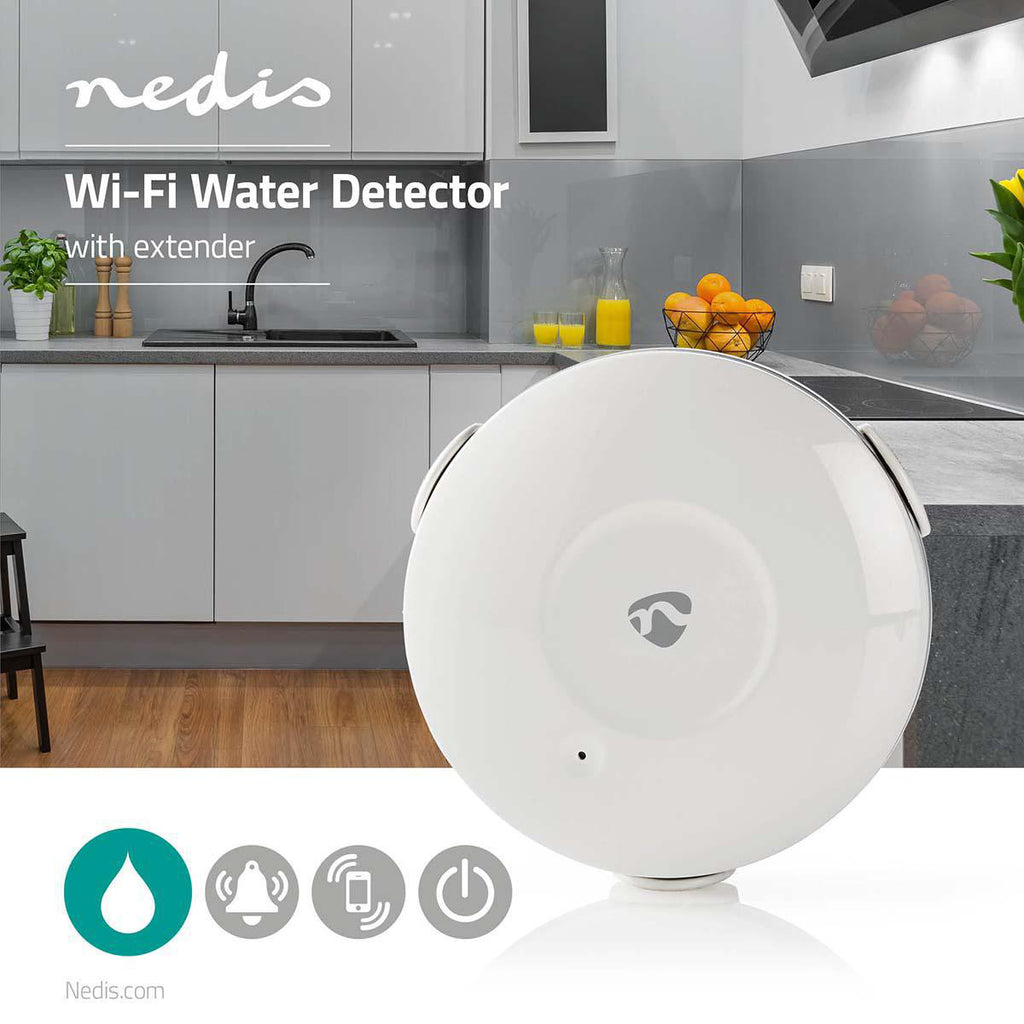 WiFi Intelligens Vízszivárgás-érzékelő | Elemes