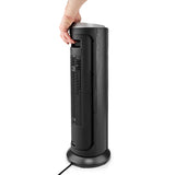 SmartLife Fűtőventilátor | Wi-Fi | Torony | 2000 W | 3 Hőbeállítások | Oszcilláló | Kijelző | 15 - 35 °C | Android™ / IOS | Fekete