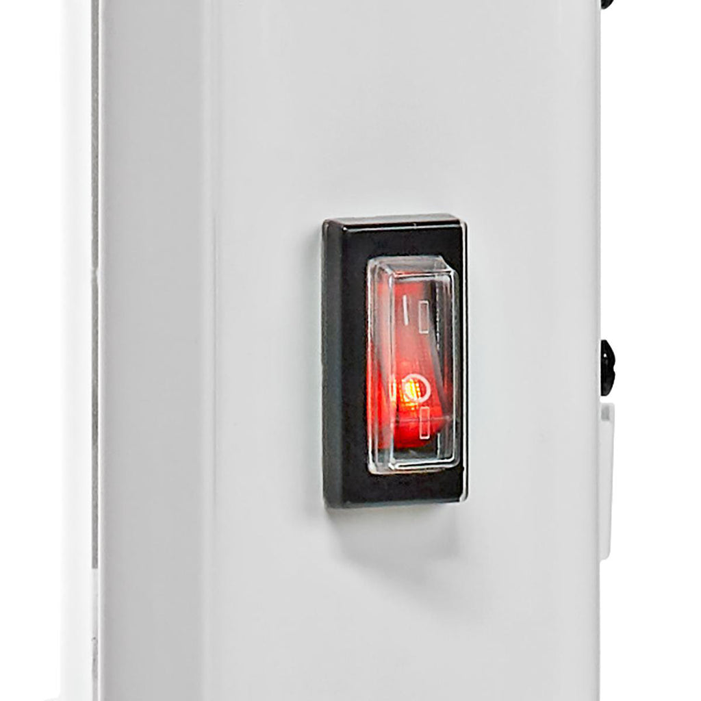 SmartLife Konvektor | Wi-Fi | Fürdőszobába alkalmas | Üveg Panel | 2000 W | 2 Hőbeállítások | LED | 15 - 35 °C | Állítható hőmérséklet | Fehér