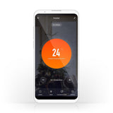 SmartLife Konvektor | Wi-Fi | Fürdőszobába alkalmas | Üveg Panel | 2000 W | 2 Hőbeállítások | LED | 15 - 35 °C | Állítható hőmérséklet | Fehér
