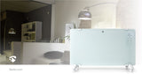 SmartLife Konvektor | Wi-Fi | Fürdőszobába alkalmas | Üveg Panel | 2000 W | 2 Hőbeállítások | LED | 15 - 35 °C | Állítható hőmérséklet | Fehér