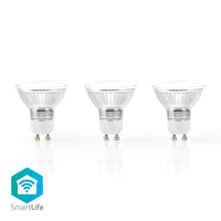 SmartLife Izzó | GU10 | 360 lm | 5 W | Meleg Fehér | 2700 K | A+ | Android™ & iOS | Wi-Fi | Átmérő: 50 mm | PAR16