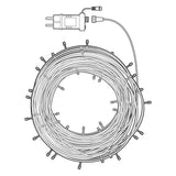 SmartLife Dekoratív LED | Húr | Wi-Fi | RGB | 168 LED's | 20.0 m | Android™ / IOS