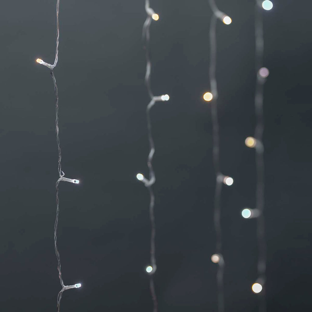 SmartLife Dekoratív LED | Függöny | Wi-Fi | Meleg és lehűlni fehér | 200 LED's | 3 m | Android™ / IOS