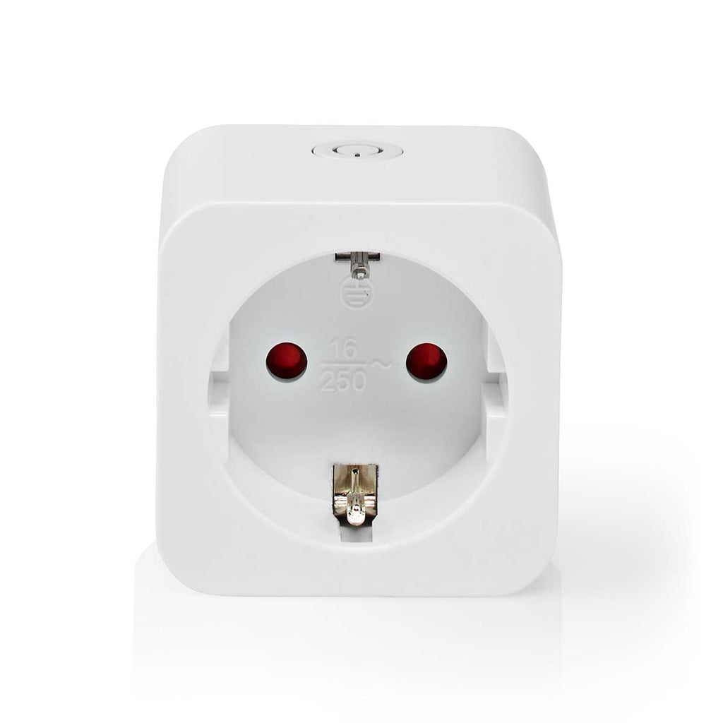 SmartLife Intelligens Csatlakozó | Wi-Fi | Teljesítmény mérő | 3680 W | Type F (CEE 7/3) | -10 - 45 °C | Android™ / IOS | Fehér
