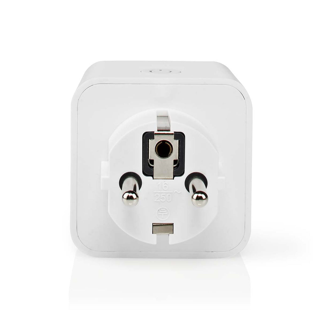 SmartLife Intelligens Csatlakozó | Wi-Fi | Teljesítmény mérő | 3680 W | Type F (CEE 7/3) | -10 - 45 °C | Android™ / IOS | Fehér