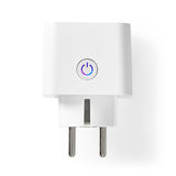 SmartLife Intelligens Csatlakozó | Wi-Fi | Teljesítmény mérő | 3680 W | Type F (CEE 7/3) | -10 - 45 °C | Android™ / IOS | Fehér