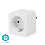 SmartLife Intelligens Csatlakozó | Wi-Fi | Teljesítmény mérő | 3680 W | Type F (CEE 7/3) | -10 - 45 °C | Android™ / IOS | Fehér
