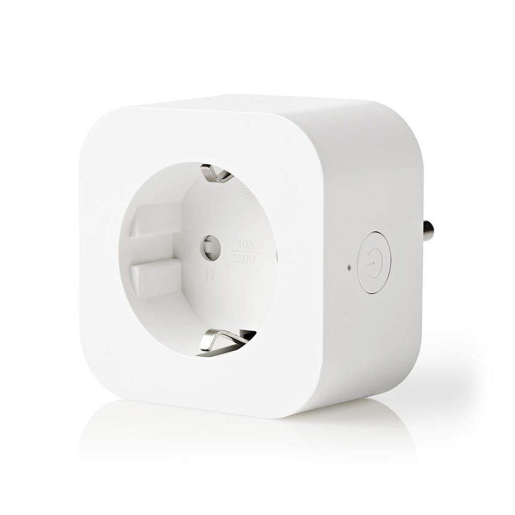 SmartLife Intelligens Csatlakozó | Wi-Fi | 2500 W | Földelt csatlakozó / F típus (CEE 7/7) | -10 - 45 °C | Android™ / IOS | Fehér