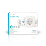 SmartLife Intelligens Csatlakozó | Wi-Fi | 2500 W | Földelt csatlakozó / F típus (CEE 7/7) | -10 - 45 °C | Android™ / IOS | Fehér