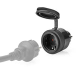 SmartLife Intelligens Csatlakozó | Wi-Fi | IP44 | 3680 W | Földelt csatlakozó / F típus (CEE 7/7) | -5 - 40 °C | Android™ / IOS | Fekete