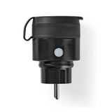 SmartLife Intelligens Csatlakozó | Wi-Fi | IP44 | 3680 W | Földelt csatlakozó / F típus (CEE 7/7) | -5 - 40 °C | Android™ / IOS | Fekete