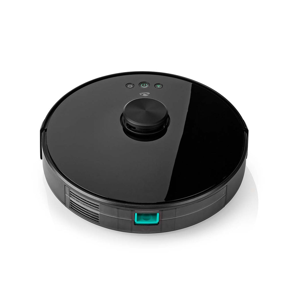 Robot Porszívó | Lézeres navigáció | Wi-Fi | Gyűjtőtartály térfogat: 0.6 l | Automatikus töltés | Maximális működési idő: 120 min | Fekete | Android™ / IOS