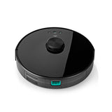 Robot Porszívó | Lézeres navigáció | Wi-Fi | Gyűjtőtartály térfogat: 0.6 l | Automatikus töltés | Maximális működési idő: 120 min | Fekete | Android™ / IOS