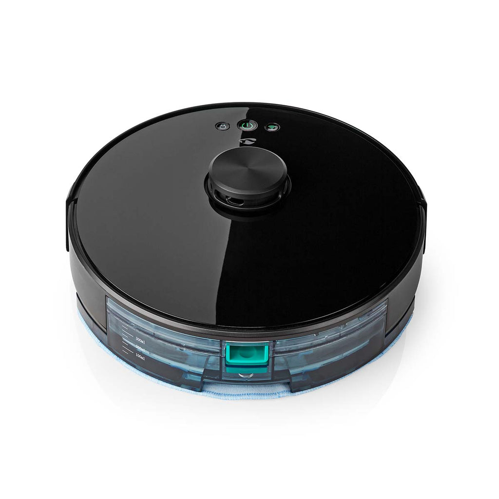 Robot Porszívó | Lézeres navigáció | Wi-Fi | Gyűjtőtartály térfogat: 0.6 l | Automatikus töltés | Maximális működési idő: 120 min | Fekete | Android™ / IOS