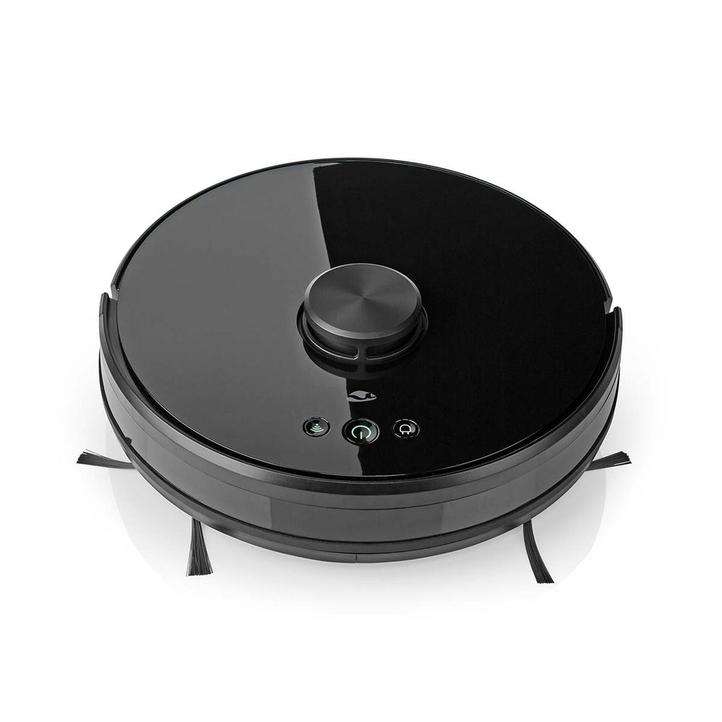 Robot Porszívó | Lézeres navigáció | Wi-Fi | Gyűjtőtartály térfogat: 0.6 l | Automatikus töltés | Maximális működési idő: 120 min | Fekete | Android™ / IOS