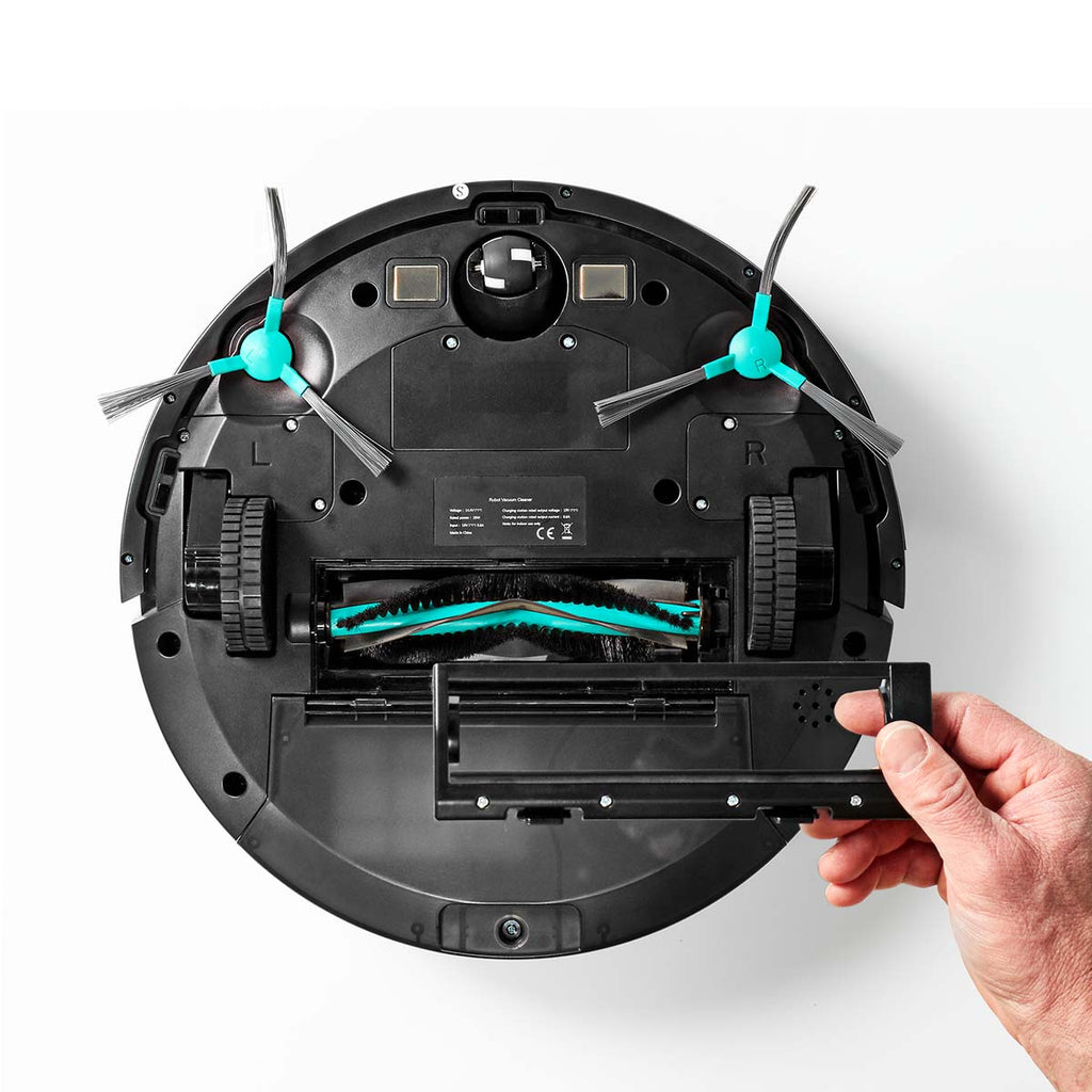Robot Porszívó | Lézeres navigáció | Wi-Fi | Gyűjtőtartály térfogat: 0.6 l | Automatikus töltés | Maximális működési idő: 120 min | Fekete | Android™ / IOS