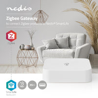 Zigbee Átjáró | 40 Eszköz | USB-áramellátású | Android™ / IOS | Fehér