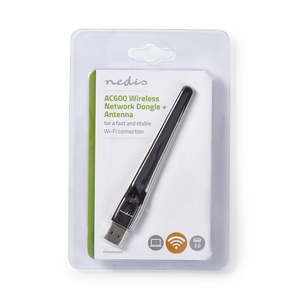 Hálózati adapter | Wi-Fi | AC600 | 2.4/5 GHz (Dual Band) | USB2.0 | Wi-Fi sebesség összesen: 600 Mbps | Windows 10 / Windows 7 / Windows 8