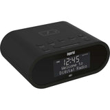 DABMAN d20 DAB+ és FM rádió ébresztőóra Fekete-3