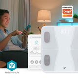SmartLife Egészségügyi mérlegek | Bluetooth® | BMI / BMR / Csontok / Izom / Súly / Víz / Zsír | 12 | Max. terhelés: 180 kg | Android™ / IOS | ABS / Üveg | Fehér-8