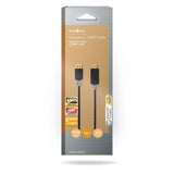 DisplayPort kábel | DisplayPort Dugasz | HDMI™ Csatlakozó | 4K@30Hz | Aranyozott | 1.00 m | Kerek | PVC | Antracit | Doboz-2
