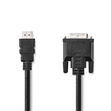HDMI™ kábel | HDMI™ Csatlakozó | DVI-D 24+1-Érintkezős Dugasz | 1080p | Nikkelezett | 3.00 m | Egyenes | PVC | Fekete | Doboz-0
